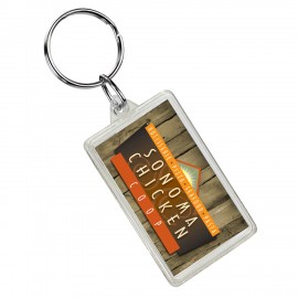 Rectangle Crystal Key Tag   Rectangle Crystal Key Tag