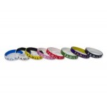 1/2" Rush Debossed Awareness Bracelet (Priority - 2 Ply)