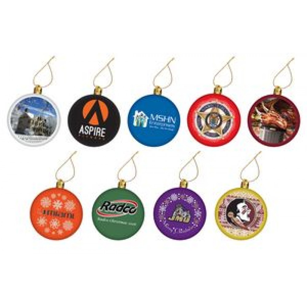 Flat Shatterproof Ornament Flat Shatterproof Ornament