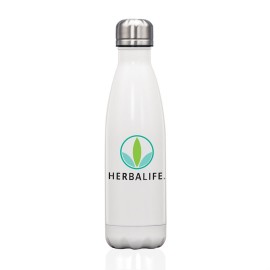  The Single Pin Water Bottle - White