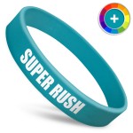  Super Rush Silicone Wristband (1/2" Wide)