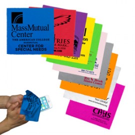  "ONECLEANSCREEN" 6" X 6" 100% Microfiber Recycled RPET Polyester Cleaning Cloth & Screen Cleaner