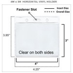 Economy Badge Holder Horizontal (3"x4")