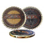 Texture Tone Bright Double Sided Coins (2")