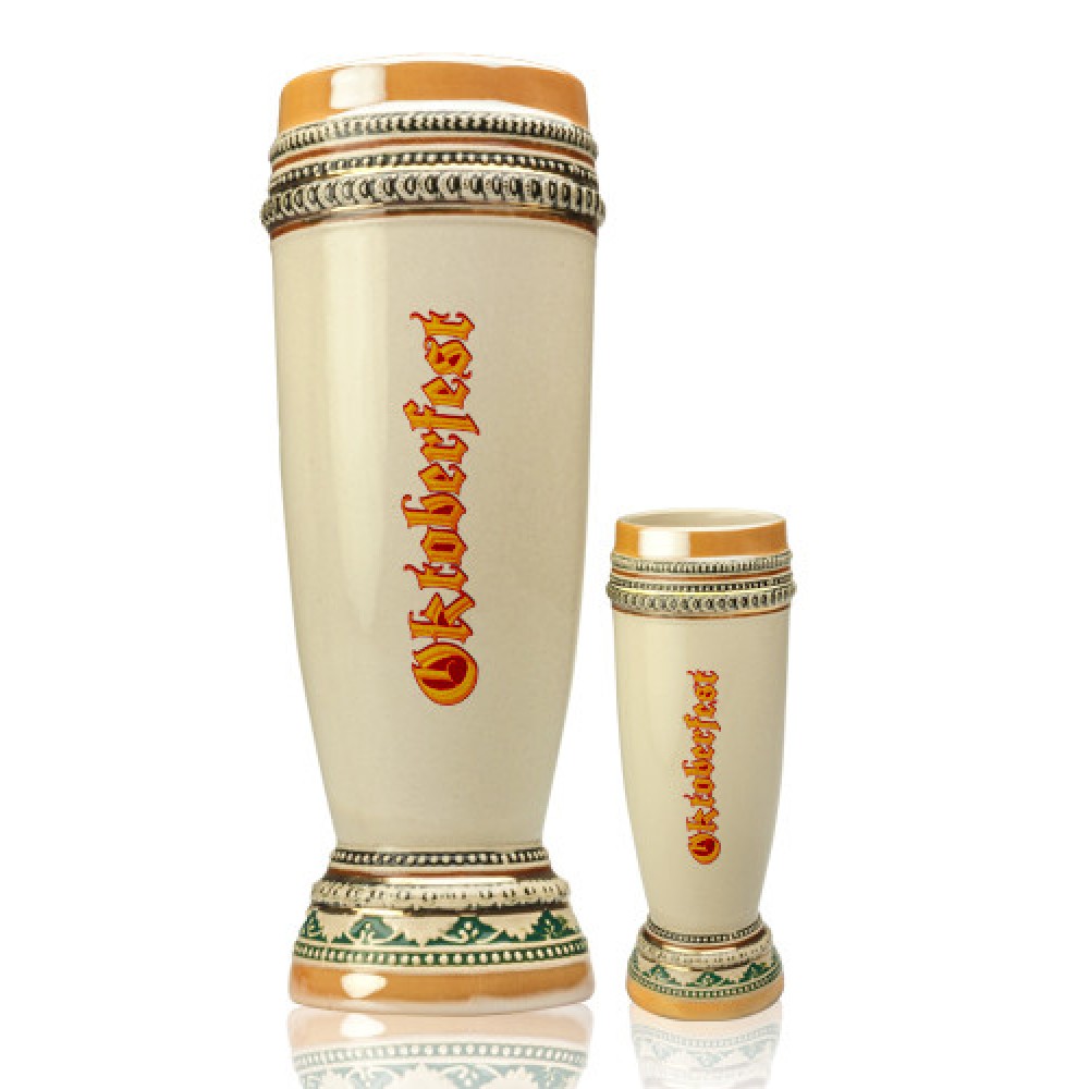  15 Oz. Bremen Ceramic Pilsner Beer Mugs