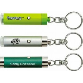 Led Projection Key Chain / Flashing & Solid Light - Color Projection Image