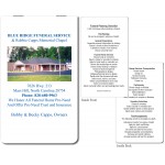Personalized Stapled Memo Book - Funeral Home Version
