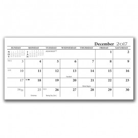 Custom Color Scheme Midi Memo Calendar Pad with Logo