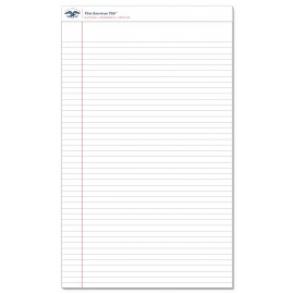 Standard Legal Pads with 40 sheets with 60pt chipboard back card with Logo  Standard Legal Pads with 40 sheets with 60pt chipboard back card with Logo