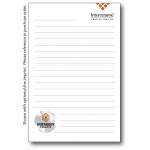 4" x 6" 100-Sheet Notepad with Logo