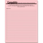 Small 25-Sheet Jot-It Note Pad (4 " x 5 ") with Logo