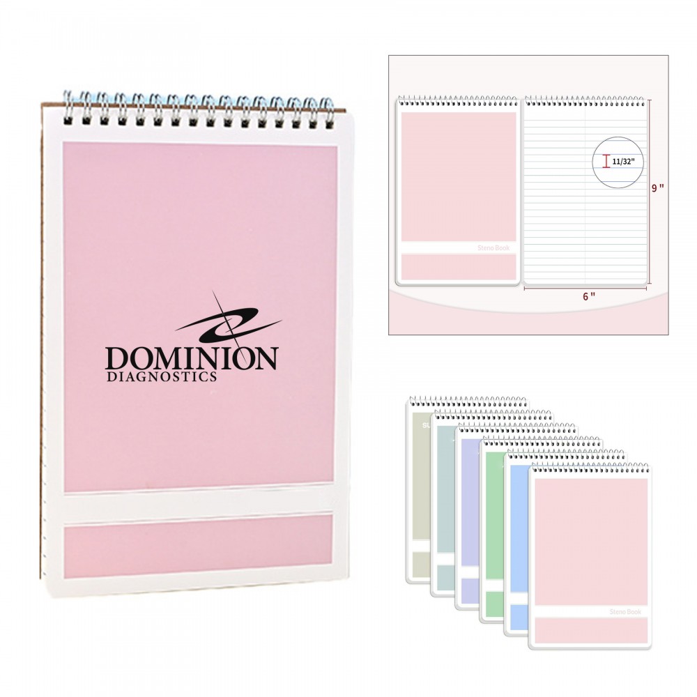 Colorful A5 Spiral Pad with Logo