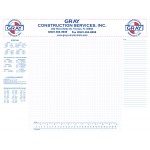 Full Color 40 Sheet Non Dated Desk Pads (21 3/4" x 17") Custom Imprinted