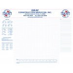 Full Color 40 Sheet Non Dated Desk Pads (21 3/4" x 17") Custom Imprinted