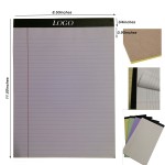 Personalized 50 Sheets 1/2 8" X 1/2 11" Legal Pad