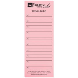 Promotional Pastel Colors Scratch Pads w/25 Sheets (4 1/8"x10 7/8")