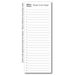 4 1/8" x 10 7/8" 50-Sheet Notepad with Logo