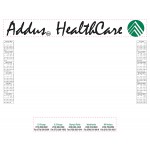 Logo Branded 25 Sheet Non Dated Desk Pads (21 3/4" x 17")
