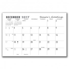 Custom Color Scheme Maxi Memo Calendar Pad with Logo  Custom Color Scheme Maxi Memo Calendar Pad with Logo