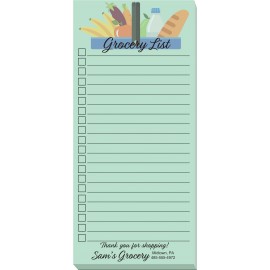 Small 25-Sheet Jot-It Note Pad (3 " x 8 ") with Logo