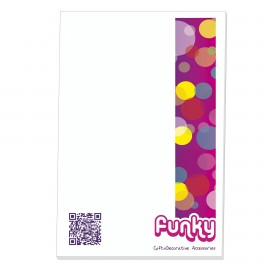 Logo Branded 50 Sheet BIC Non-Adhesive Scratch Pad (6"x9")