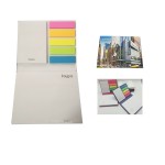 Hard Cover Company Logo Printing Assorted Page Marker Sticky Notes Memo Pad With PET Flag with Logo