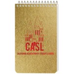 Metallic Pocket Coil Notebook Custom Imprinted