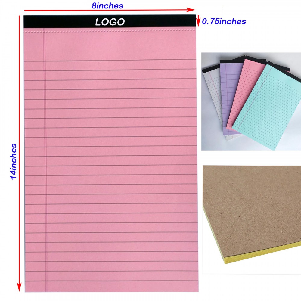 50 Sheets 8" X 14" Legal Pad with Logo 50 Sheets 8" X 14" Legal Pad with Logo