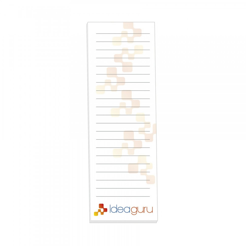 50 Sheet BIC Non-Adhesive Scratch Pad (3"x9") Logo Branded