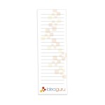 50 Sheet BIC Non-Adhesive Scratch Pad (3"x9") Logo Branded