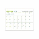 Custom Color Scheme Mini Memo Calendar Pad with Logo