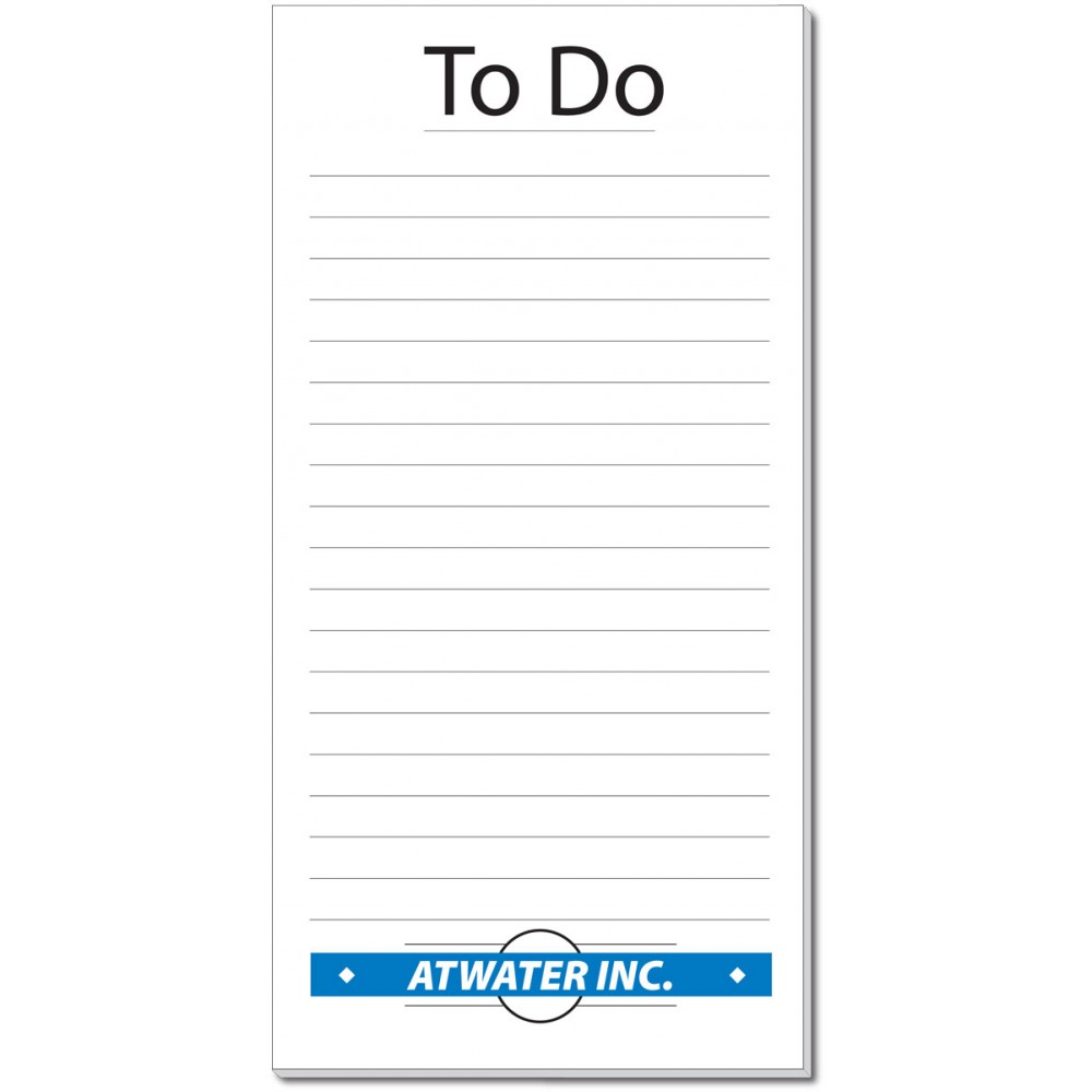 3.5" x 7" 50-Sheet Notepad with Logo