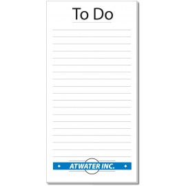 3.5" x 7" 100-Sheet Notepad with Logo