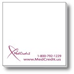Logo Branded 3" x 3" 25-Sheet Notepad