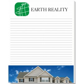 8-1/4" x 10-3/4" Large Sticky Notepads with 25 sheets with Logo