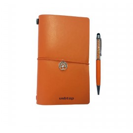 PU Cover Notepad with Logo  PU Cover Notepad with Logo