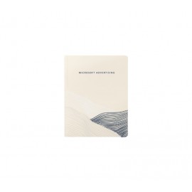 Customized Medium Softcover Notebook W/ Soft Touch Lamination
