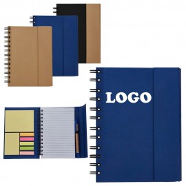 Personalized Portable Multi-function Notebook With Note Sticker And Pen  Personalized Portable Multi-function Notebook With Note Sticker And Pen