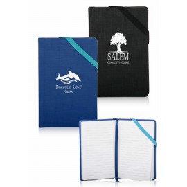 Promotional Small Hardcover Journals with Corner Stretch Band  Promotional Small Hardcover Journals with Corner Stretch Band