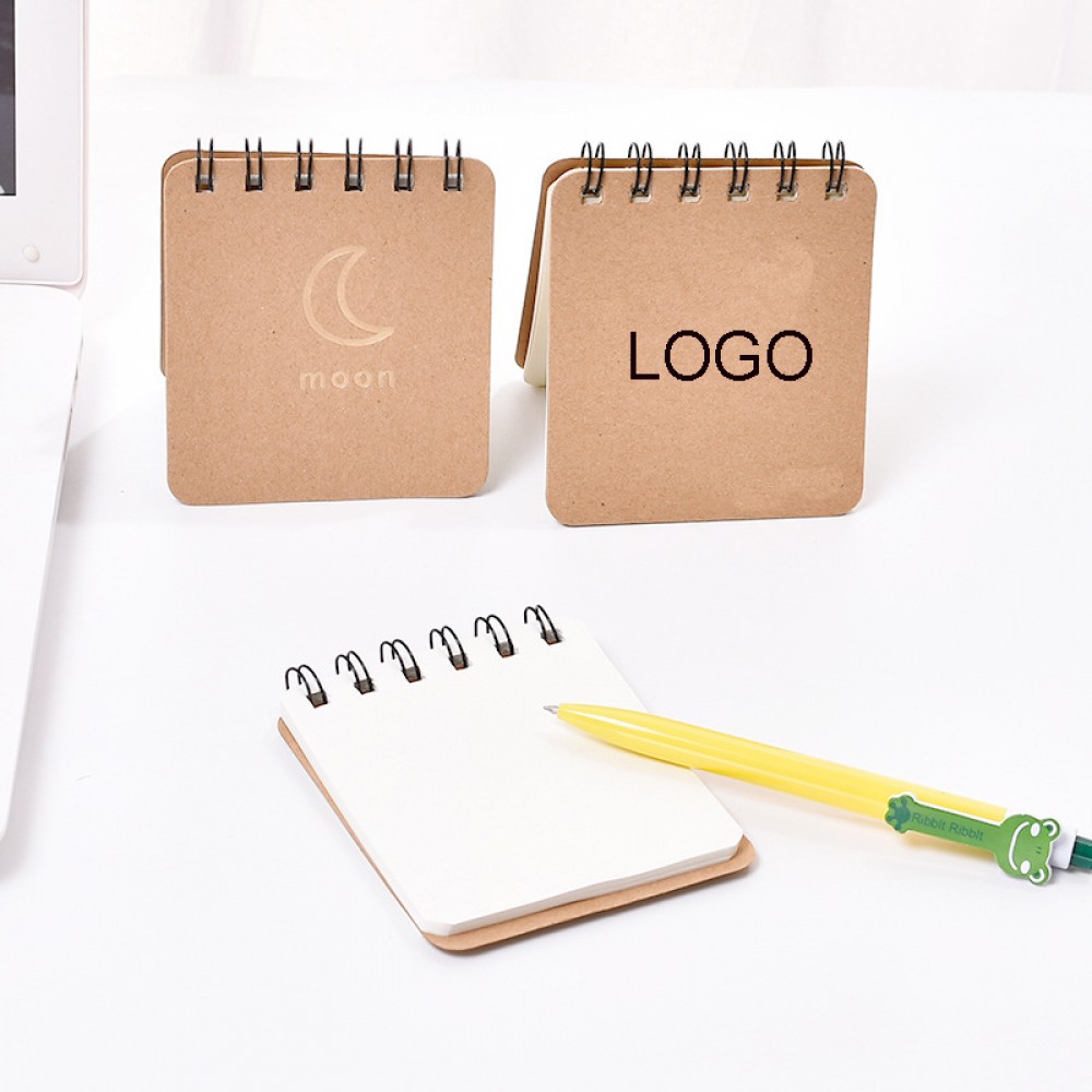 Logo Printed Custom Mini Spiral Notebook