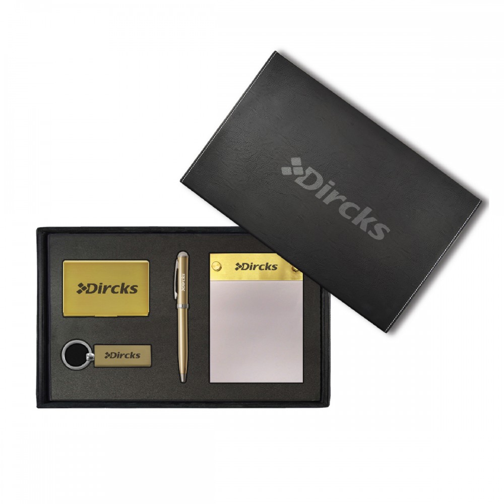Executive Metals 4piece Giftset Logo Printed Executive Metals 4piece Giftset Logo Printed