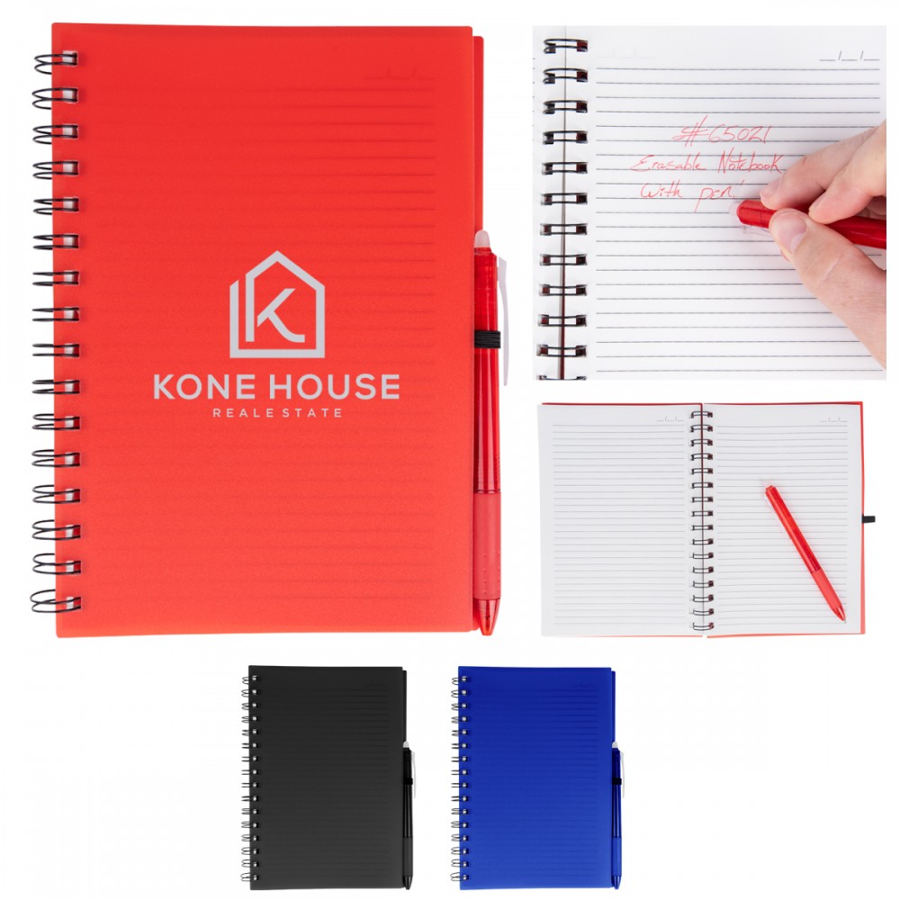 Customized Take-two Spiral Notebook With Erasable Pen Customized Take-two Spiral Notebook With Erasable Pen