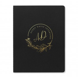 Customized Moleskine Cahier Ruled XX-Large Journal - Black