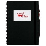 Custom Imprinted Frame Rectangle Large Hardcover Spiral JournalBook