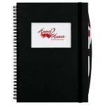 Custom Imprinted Frame Rectangle Large Hardcover Spiral JournalBook