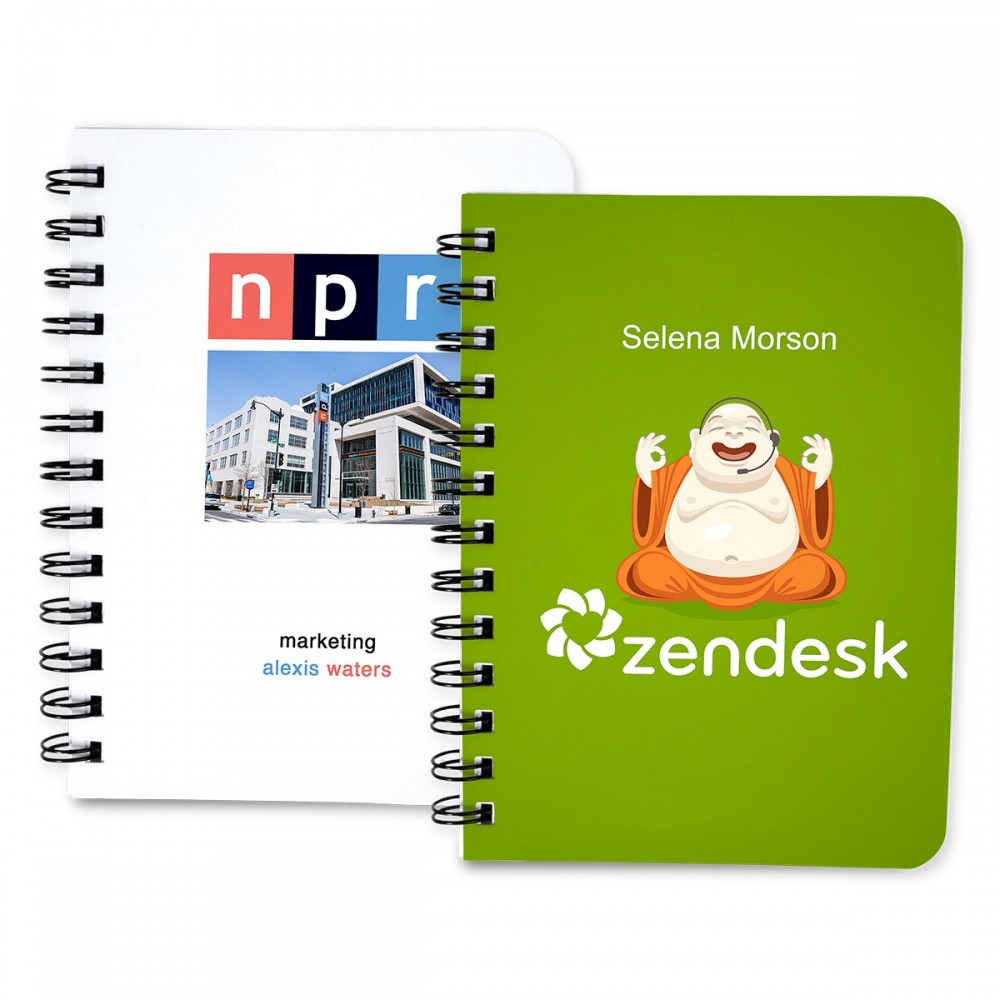 Logo Printed Wire Bound Notebook (7.25"x10") Logo Printed Wire Bound Notebook (7.25"x10")