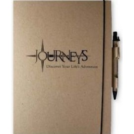 Promotional EcoWrap Large NotePad w/Pen (7"x10")  Promotional EcoWrap Large NotePad w/Pen (7"x10")