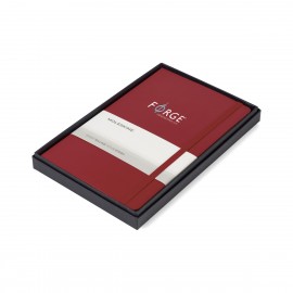 Customized Moleskine Large Notebook Gift Set - Scarlet Red