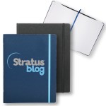Hardcover Notebook w/ Matching Close strap Custom Journals with Logo