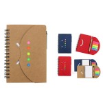 Kraft Paper Cover Notebook with Pen Sticker with Logo